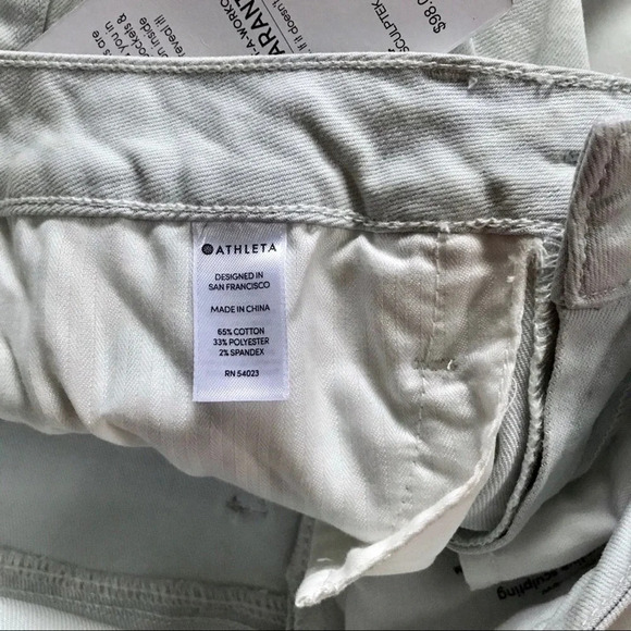 Athleta NWT Sculptek Skinny Crop Jeans Women 4 - Picture 8 of 9